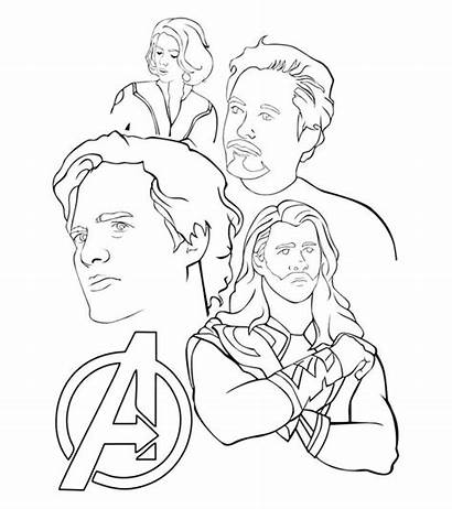 Avengers Coloring Printable Super Amazing Heros Superhero