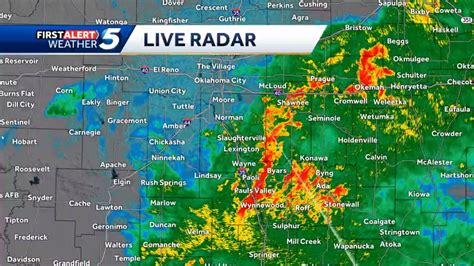 Live Radar Storms Continue To Move Across Oklahoma After Overnight