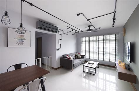 Minimalist And Industrial Home Singapore