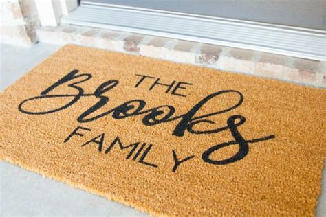 You Too Can Make This Diy Doormat Using Your Cricut In No Time At All