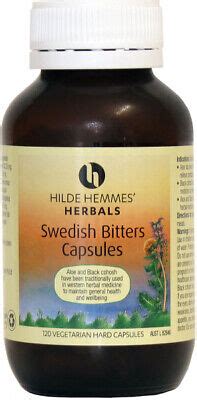 Hilde Hemmes Swedish Bitters Capsules Bitter Herbs W O Bitter