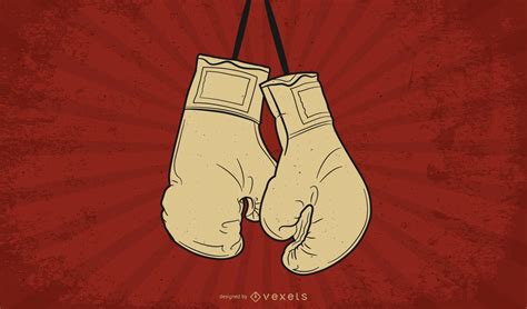 Hand Drawn Vintage Boxing Illustration Vector Download