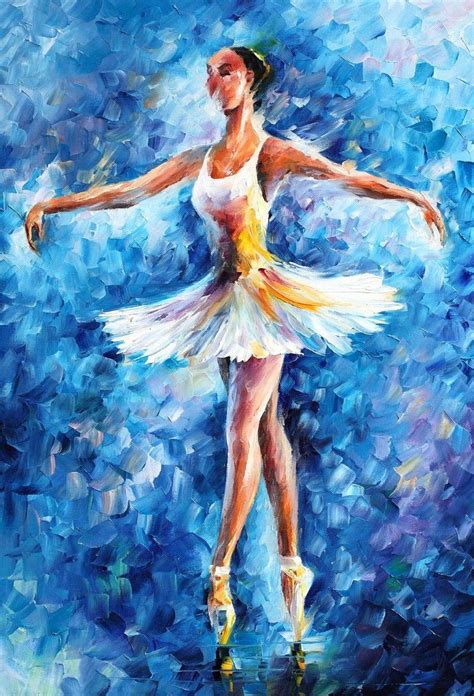 Leonid Afremov Art Ballet Ballet Painting Oil Painting On Canvas