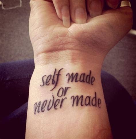Small Quote Wrist Tattoos - Interior Home Design