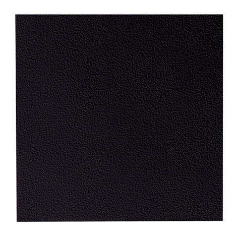 Roppe Hammered Pattern 1969 In X 1969 In Black Rubber Tile 9951p100