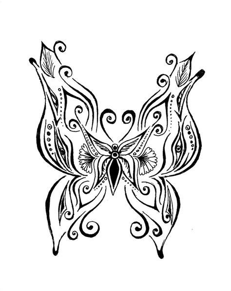 A henna tattoo is a type of a tattoo that is usually temporary. Henna Butterfly by kegome1994.deviantart.com on ...