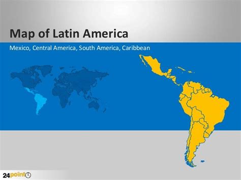 Latin America Powerpoint Map