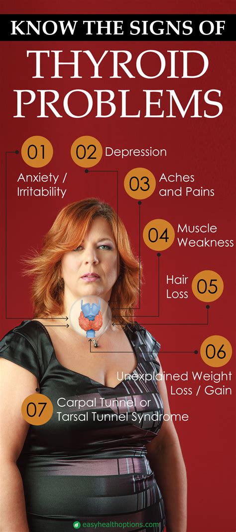 7 signs of thyroid problems [infographic] easy health options®