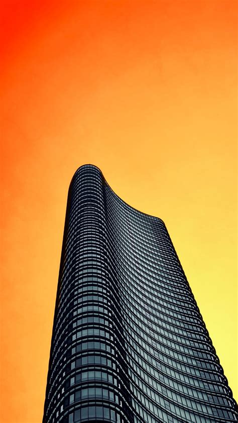 Download Wallpaper 1440x2560 Tower Building Architecture Minimalism