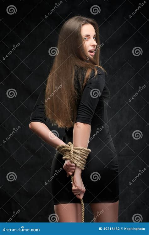 Bound Hands Stock Photo Image Of Dress Bondage Restraining 49216432