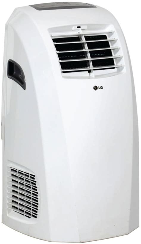 The lg lp1215gxr portable air conditioner includes an lcd remote control and is ideal for larger rooms and spaces up to 300 square feet. LG LP1015WNR 10,000 BTU Portable Air Conditioner with 9.2 ...