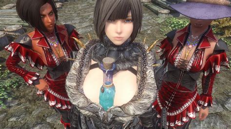 Skyrim Mod Review Neisa The Boob Milk Follower And Pretty Potions Series Boobs And