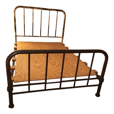 Antique Full Size Iron Bed Chairish