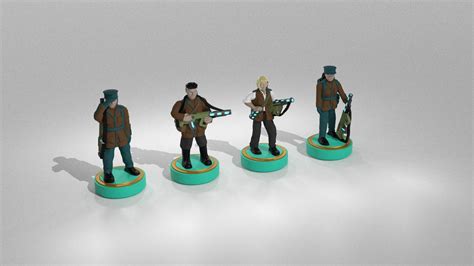 16pcs Scythe Recruits Invaders And Fenris 4 Factions Stl Etsy