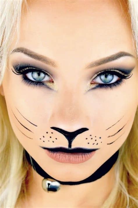 these cat makeup tutorials make the most basic halloween costume way less boring cat halloween