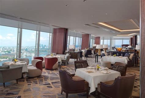dining at ting lounge at the shangri la hotel in london