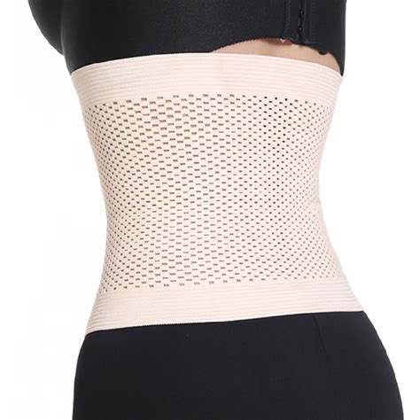 Sexy Ladies Tummy Trimmer Waist Slimming Belt Firm Compression Waist Cincher Body Shapers Plus