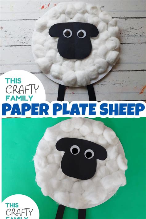 Paper Plate Sheep Craft For Kids In 2022 Animal Crafts For Kids