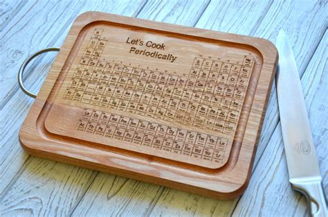 Periodic Table T For Scientist Cutting Board Science T