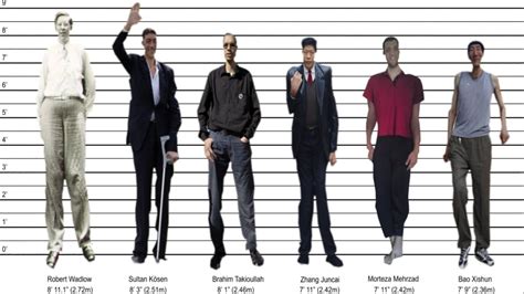 Tallest Man Ever By Country Youtube Tall Guys Tall People Giant
