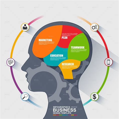 Infographic Business Brain Vector Design By Alexdndz Graphicriver
