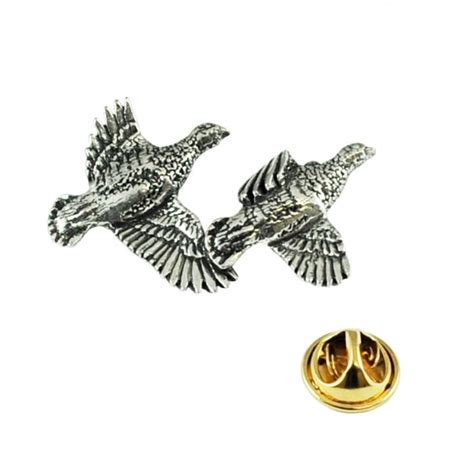 partridge bird english pewter lapel pin badge from ties planet uk