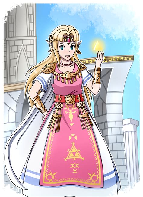 Oc Decided To Draw The Zelda Design For The Upcoming Smash Game R