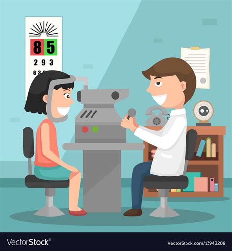 Doctor Performing Physical Examination Vector Image On Vectorstock