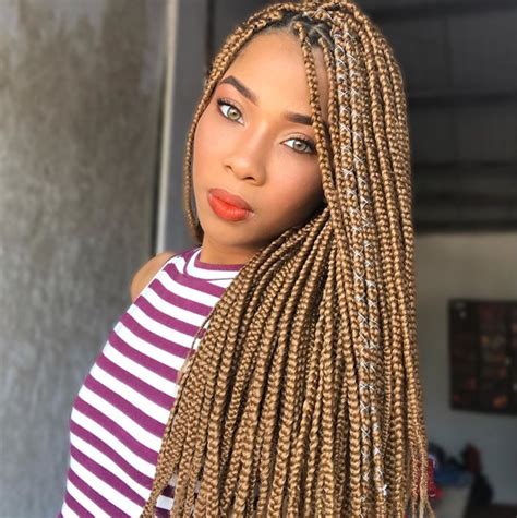 Box braids are a protective hairstyle that is ideal for keeping natural hair healthy. 17 Beautiful Box Braids Hairstyles To Try - The Glossychic