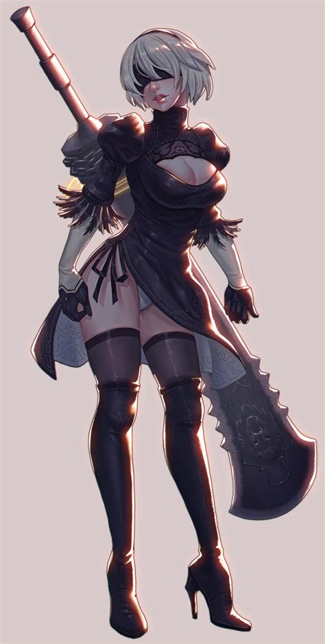2b Anime Character Pin On Games 2 Type B Is The Protagonist And