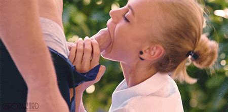 Blonde Beauty Sucking Cock Porn Pic