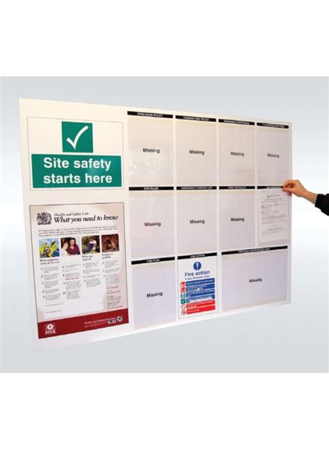 Construction Site Notice Board 1430 X 1075mm