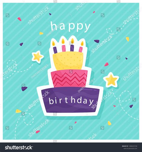 Happy Birthday Backgrounds Stock Vector Royalty Free 1288325728