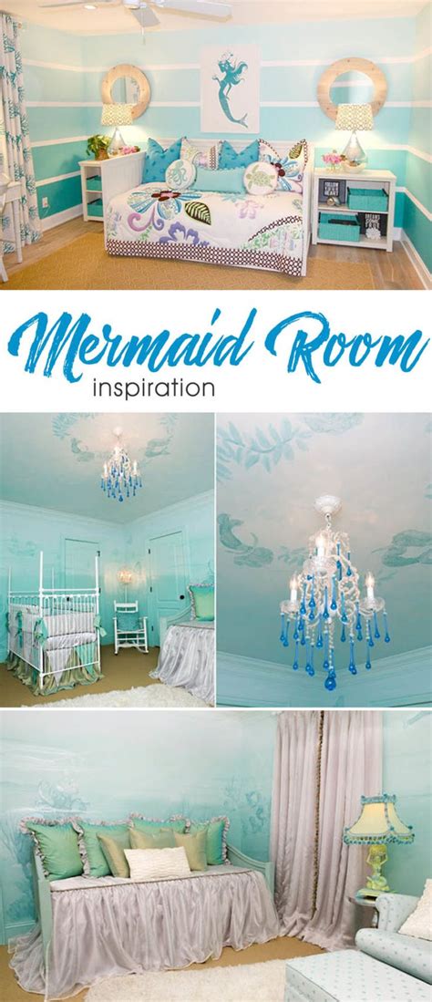 Mermaid Inspired Childs Room Create Play Travel Mermaid Room