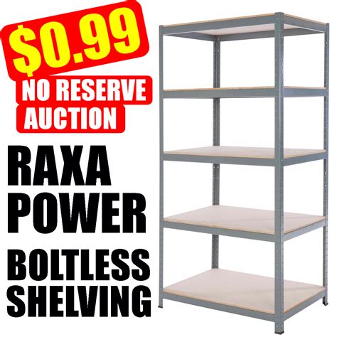 Steel Metal Garage Commercial Storage Shelving 71hx36wx24d With 5