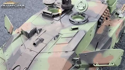 Rc Tank Taigen Leopard 2a6 Infrared Firing Gun Barrel Smoking 116