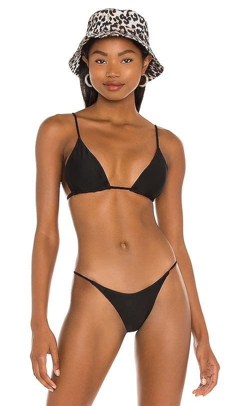 it s now cool the string bikini top in black modesens
