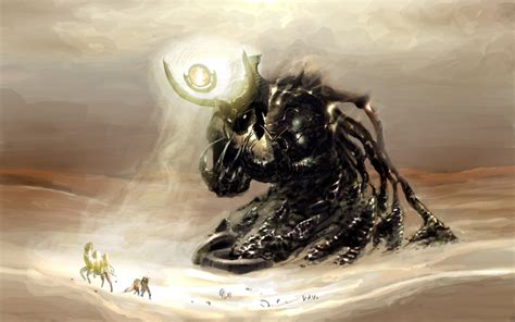 Wallpaper 1920x1200 Px Creature Demon Desert Fantasy Art Giant