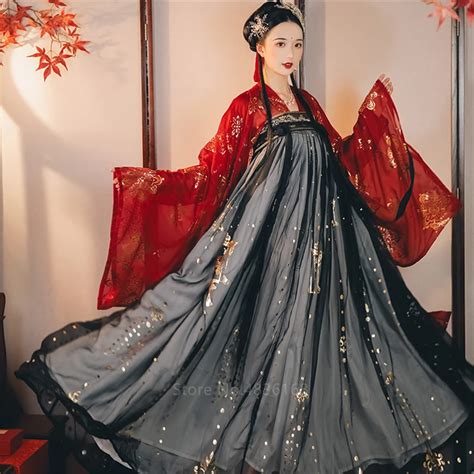 Tanio Starożytny Chiński Kostium Wróżka Cosplay Hanfu Sukienka Dla