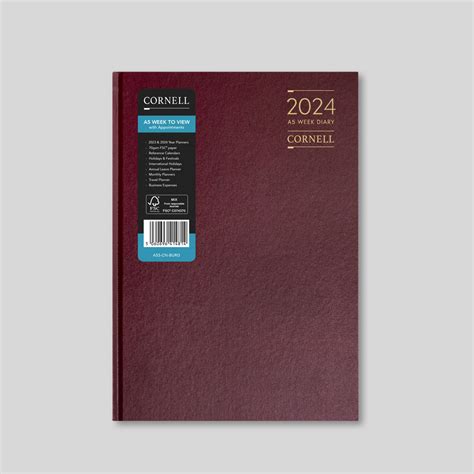 Forbes 2024 Diary A5 Diary With Soft Touch Covers Red Tangible