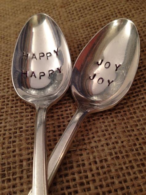 Hand Stamped Silver Spoons Hand Stamped Coffee Spoons Wedding T Shower T Hostess T