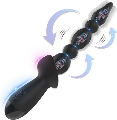 analkugeln anal analplug vibratoren mit verlaufsdesign mit 10 vibrationsmodi und 3 verstärkte