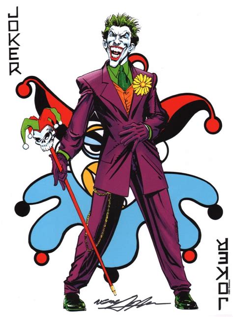 Neal Adams Signed Art Print ~ The Joker