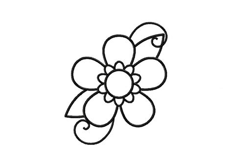 Tap on the image below to see the categories of our embroidery designs and projects. Five Petal Flower Doodle Outline Machine Embroidery Design ...