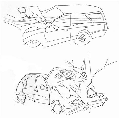 Https://techalive.net/draw/how To Draw A Car Crash Step By Step
