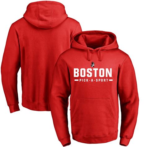 Boston University Red Custom Sport Pullover Hoodie