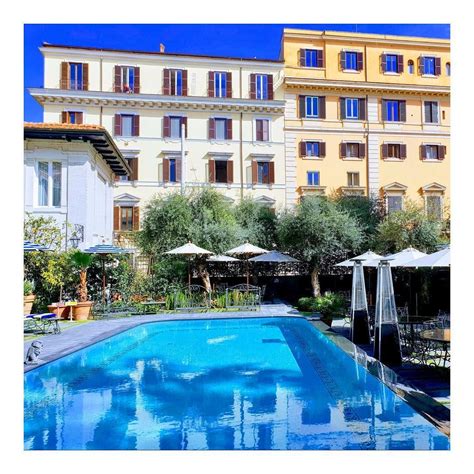 A lovely boutique hotel in the heart of beautiful Rome. With a pool