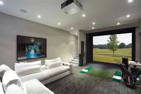 Advanced house design & room see why millions of users trust our room design app as a styler and interior decorator to find home looking for ideas to design your home? Pin by Michael Budde on Indoor golf simulator | Golf room, Golf simulator room, Golf range