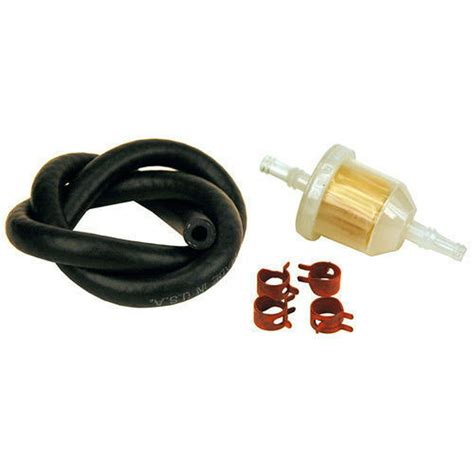 Lawn Tractor Small Engine Fuel Line Kit With Filter And Clamps Part