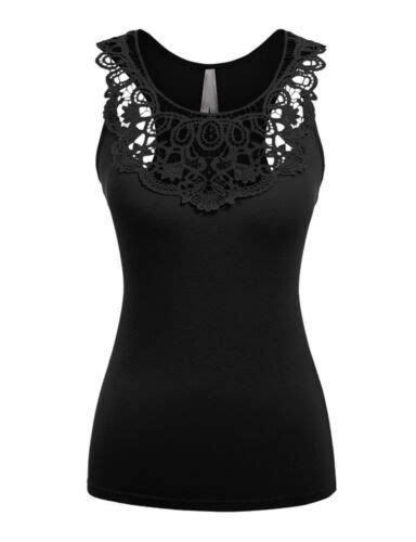 sexy low cut sleeveless summer lace solid cute racerback fitted tank top shirt ebay